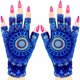 ManiGlovz - The Original UPF 50+ UV Light Protective Nail Gloves | Gel Manicure Gloves and Anti UV Fingerless Gloves for Women | Can be Used as Sun Protection Gloves for Driving | Bohemian