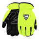 West Chester High Dexterity Slip-On Winter Gloves, Thinsulate Lining, Tear-Resistant, Safety Work Gloves, X-Large (96555-XL), Yellow/Black