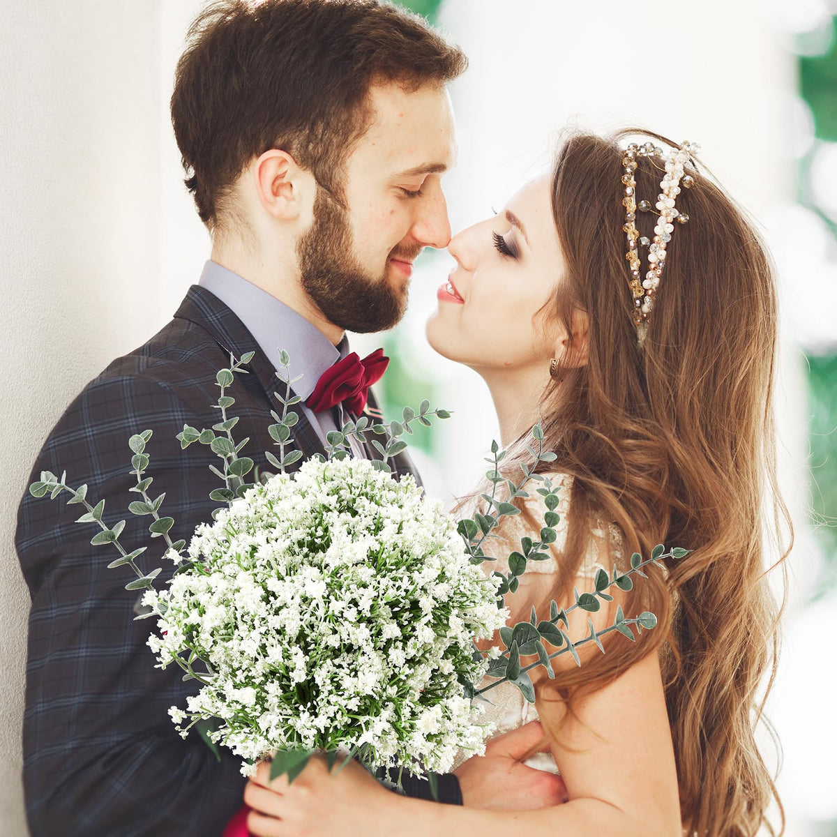 Retrowavy 250 Pcs Babys Breath Artificial Flowers Bulk Babys Breath Flowers