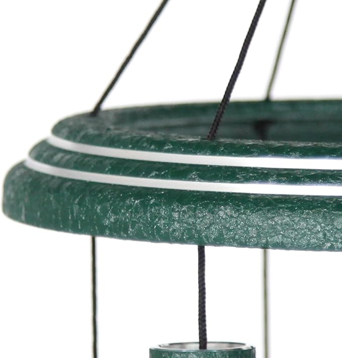 Arabesque by Wind River - 59 inch Emerald Wind Chime for Patio, Backyard, Garden, and Outdoor décor (Aluminum Chime) Made in The USA