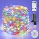 JMEXSUSS 200 LED Multicolor Fairy Lights Plug in, 66 ft Christmas Tree Light Outdoor Waterproof, 8 Modes Christmas Twinkle Lights for Bedroom Christmas Tree Decor