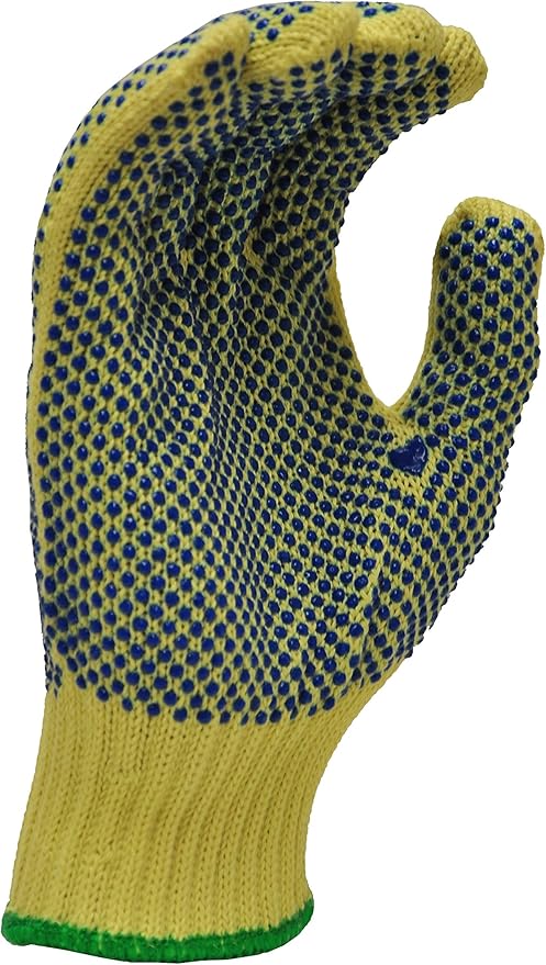 G & F Products 1670M Yellow Medium Cut Resistant Kevlar Knit Work Gloves