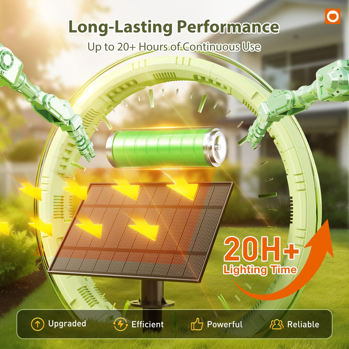 addlon 204FT(96*2) Solar String Lights Outdoor,Waterproof Dimmable 60+4 LED