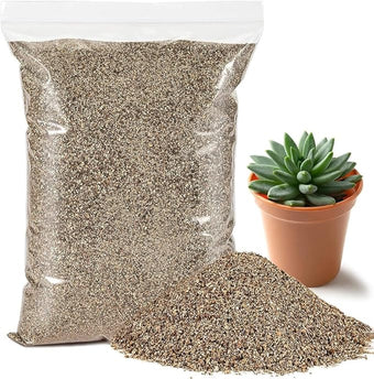 Sukh 14.6OZ Vermiculite - Organic Vermiculite for Gardening Plants Fine Horticultural Soil Amendments Bulk Additive Perfect Potted and Garden Professional Grade 3-6mm