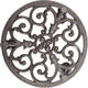 Sungmor Heavy Duty Cast Iron Plant Caddy,11" Round Potted Plant Stand Flower Pot Rack on 3 Solid Wheels,Indoor Outdoor Planter Holder Trolley Casters Rolling Tray