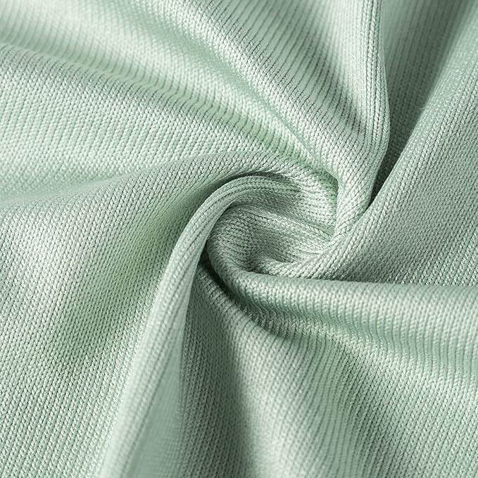 6 Pack Microfiber Glass Cleaning Cloth, 16 Inch X 16 Inch, Lint Free Quickly Clean Window, Glasses, Windshields, Mirrors, and Stainless Steel, Green