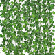 Comtelek 252 FT Artificial Ivy 36 Pack Ivy Vine Garland Ivy Leaves Greenery Garlands Clip Hanging Fake Leaf Plants Faux Green Flowers Decor Home Kitchen Garden Office Wedding Wall