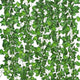 Comtelek 504 FT Artificial Ivy 72 Pack Ivy Vine Garland Ivy Leaves Greenery Garlands Clip Hanging Fake Leaf Plants Faux Green Flowers Decor Home Kitchen Garden Office Wedding Wall