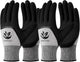 Trifabricy Garden Gloves for Women/Men - 6 Pairs Latex Gardening Gloves with Grip, Protective Work Gloves for Lawn Yard