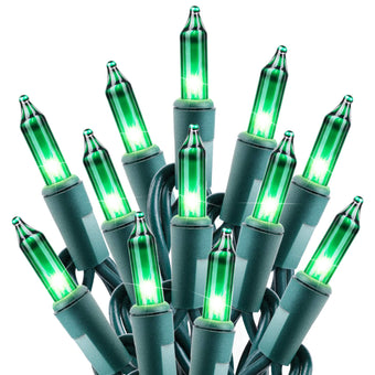 Minetom St. Patrick's Day String Lights, 100 Count 20 Ft Incandescent Bulb