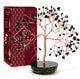 7 Chakra Black Obsidian Crystal Tree of Life Positive Energy & Good Luck, Money, Feng Shui Decor, Home and Office Desk Decoration, Spiritual Gifts for Women, for Dad
