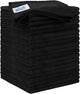 HOMEXCEL Black Microfiber Cleaning Cloth 20 Pack 11.5 x 11.5 inch Microfiber Towels for Cars Ultra Absorbent Car Washing Cloth Lint Free Streak Free Cleaning Rags for Car, Kitchen Window