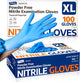 Medical Soft Max™ Nitrile Exam Gloves, 100 Count Latex-Free Powder-Free Non-Sterile Food Safe Disposable Glove, Blue