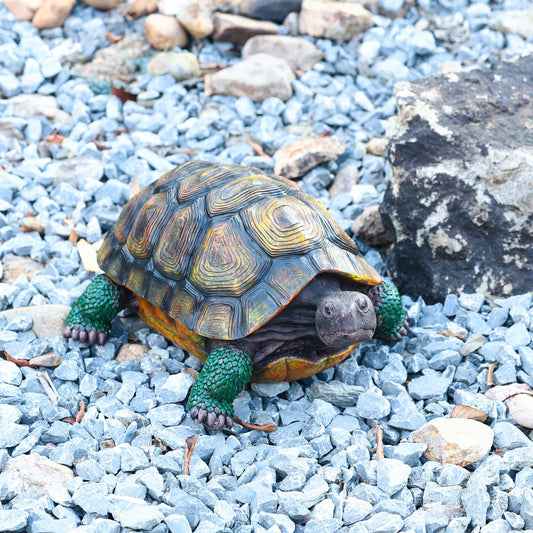 Sdeetesamjun Turtle Statue,Resin Garden Sculpture Indoor/Outdoor Yard Lawn Ornament,Home Decor (Extra Large)