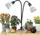 GooingTop Grow Light,24W (160Watts Equiv) 5000K White Full Spectrum LED Growing Lamp Clip on Desk for Indoor Plants,Bulbs Replaceable & Non-dimmable