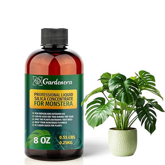 𝐏𝐑𝐄𝐌𝐈𝐔𝐌 Liquid Silica Plant Supplement - 8oz (250mL) - Monstera Bioavailable Silica Fertilizer – Ideal for Hydroponics & Soil – Healthier Plants with Strong Stalks (Makes 45 Gallons)