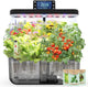 Hydroponics Growing System Kit with Seeds: 12 Pods Indoor Herb Garden Kit with LED Grow Light Plant Germination Kit Aeroponic Healthy Fresh Herbs Vegetables Hydroponic Planter for Home Kitchen Office