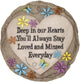 Spoontiques - Garden Décor - If Love Could Have Saved You Stepping Stone - Decorative Stone for Garden