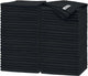FIXSMITH Black Microfiber Cleaning Cloth -Pack of 50, Highly Absorbent Cleaning Rags, 16"X12" All Purpose Cleaning Towels for Housekeeping, Kitchen, Car, Lint Free and Reusable Microfiber Towels