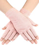 Maxdot Sun Gloves for Women UV Protection Fingerless Non Slip Sunscreen Driving Gloves for Summer Outdoor