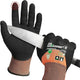 Schwer ANSI A6 Cut Resistant Gloves, CR3709 Cut Proof Work Gloves, Touch-screen Cutting Gloves, 3/4 Dipped Coating for Woodworking, Glass Metal Cutting, Construction, Fishing, XXL,1 pair