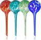 Mission Gallery Plant Watering Globes Set of 4 - Large Self Watering Globes for Indoor & Outdoor Plants - Multicolored, Automatic, Glass Watering Bulbs for Daily Use, Plant Watering Devices