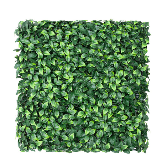 Windscreen4less 29 PCS 20"x20" Artificial Boxwood Panels Faux Plant Grass Green Wall Panel Decoration for Outdoor Indoor Garden Backyard (Gardenia)