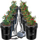 VIVOSUN DWC Hydroponics Grow System with Top Drip Kit, 5-Gallon Deep Water Culture, Recirculating Drip Garden System with Multi-Purpose Air Hose, Air Pump, and Air Stone (8 Buckets + Top Drip Kit)