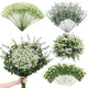 Suaycy 110pcs Mixed Greenery Artificial Eucalyptus Stems & Baby's Breath