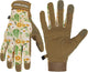 HANDLANDY Work Gloves for Women, Breathable Leather Gardening Glove for Yard Maintenance, Hand Protection with Touch Screen for Gardeners, Farmers