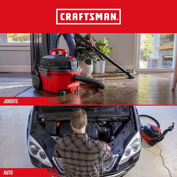 CRAFTSMAN CMXZVBE38675 1-7/8 in. Extension Wand Wet Dry Vac Attachment, Industrial-Grade Shop Vacuum Accessory for Extending Reach While Cleaning, Fits 1-7/8 in. Hose Diameter
