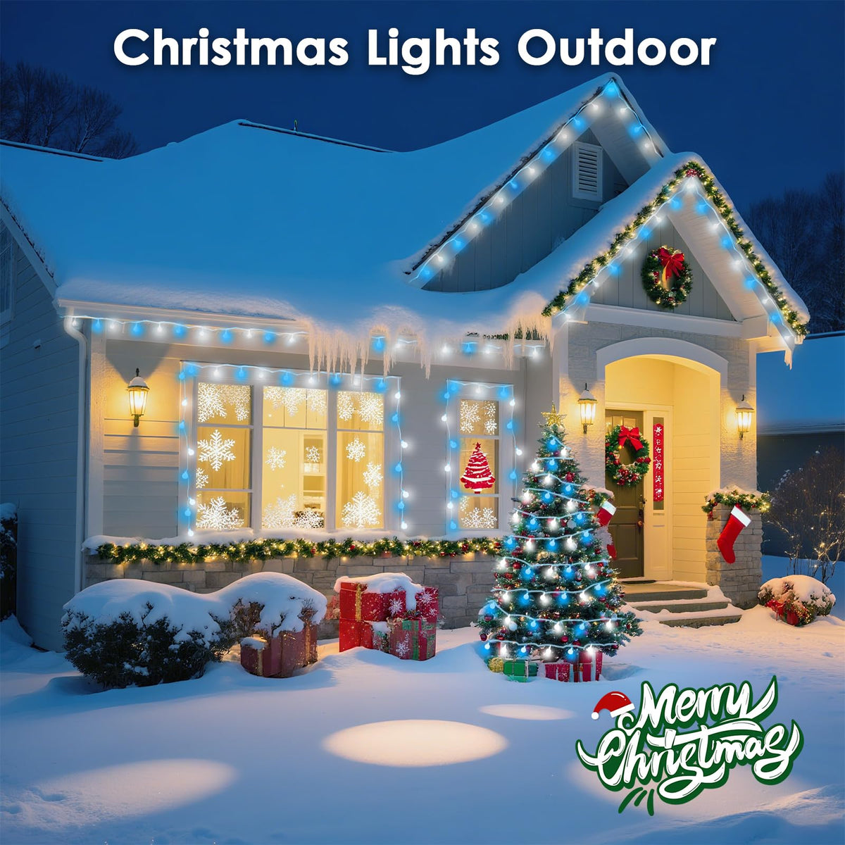 Connectable 43FT 100LED Globe String Lights Indoor, Classroom Lights