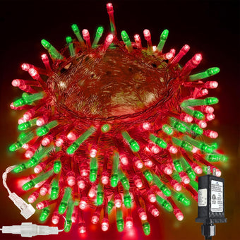 200 LED Connectable String Lights, 66FT Christmas Lights Outdoor Indoor