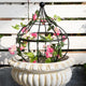 Sturdy Metal Garden Obelisk Trellis for Climbing Plants - 12" x 8.1" Versatile Support for Roses, Topiaries & Houseplants - Easy to Assemble, Durable & Decorative for Indoor/Outdoor Displays
