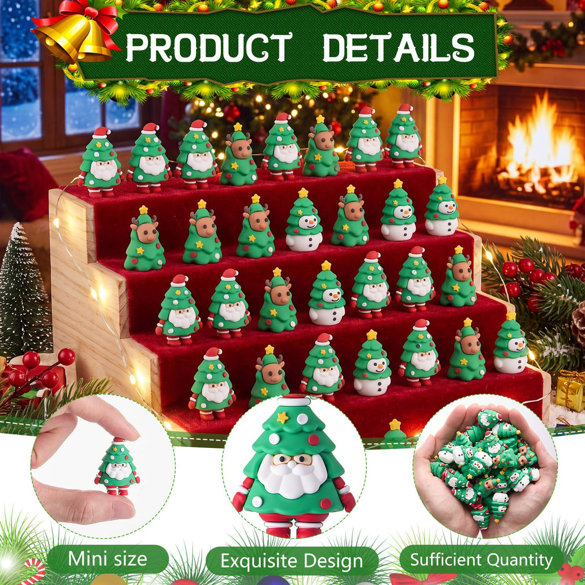 Sonwyoung 30 Pcs Christmas Mini Gnomes, Deer