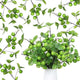 10 Pcs 27.56 Inches Artificial Fake Apple Branches Realistic Tall Apple Bouquets Tree Branch with Long Stem and Green Leaves Fruit Plant for Home Office Vase Filler Shop Decoration