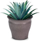 Headwind Natural Ironstone Timberline Collection - 10" Cappuccino Decorative Planter for Outdoor Pots for Plants – Modern Indoor Plant Pots, Large & Small Planters for Indoor Plants by Robert Allen