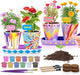 Tekoly 4 Set Paint & Plant Flower Gardening Kit - Gifts for Girls Ages 8-12, Arts and Crafts for Kids Ages 8-12, Kids Gardening Set, Toys Birthday for Girls Boys Ages 6 7 8 9 10 11 12