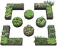 A ANLEOLIFE 8-Pack 4X4X1.5ft & 74x74x18in Deep Root Galvanized Raised Garden Beds Outdoor for Planting Vegetables Flowers Herb, Quartz Grey