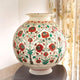 Carnelian Inlay Planter I Majestic Flower Vase I 10 Inches Luxury Marble Plant Pot I Malachite Stone Decorative Vase I Living Room Table Decor Plant Vase I Customized Flower Pot