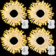 4 Pack Battery Operated Outdoor String Lights Timer Christmas Wreath Lights