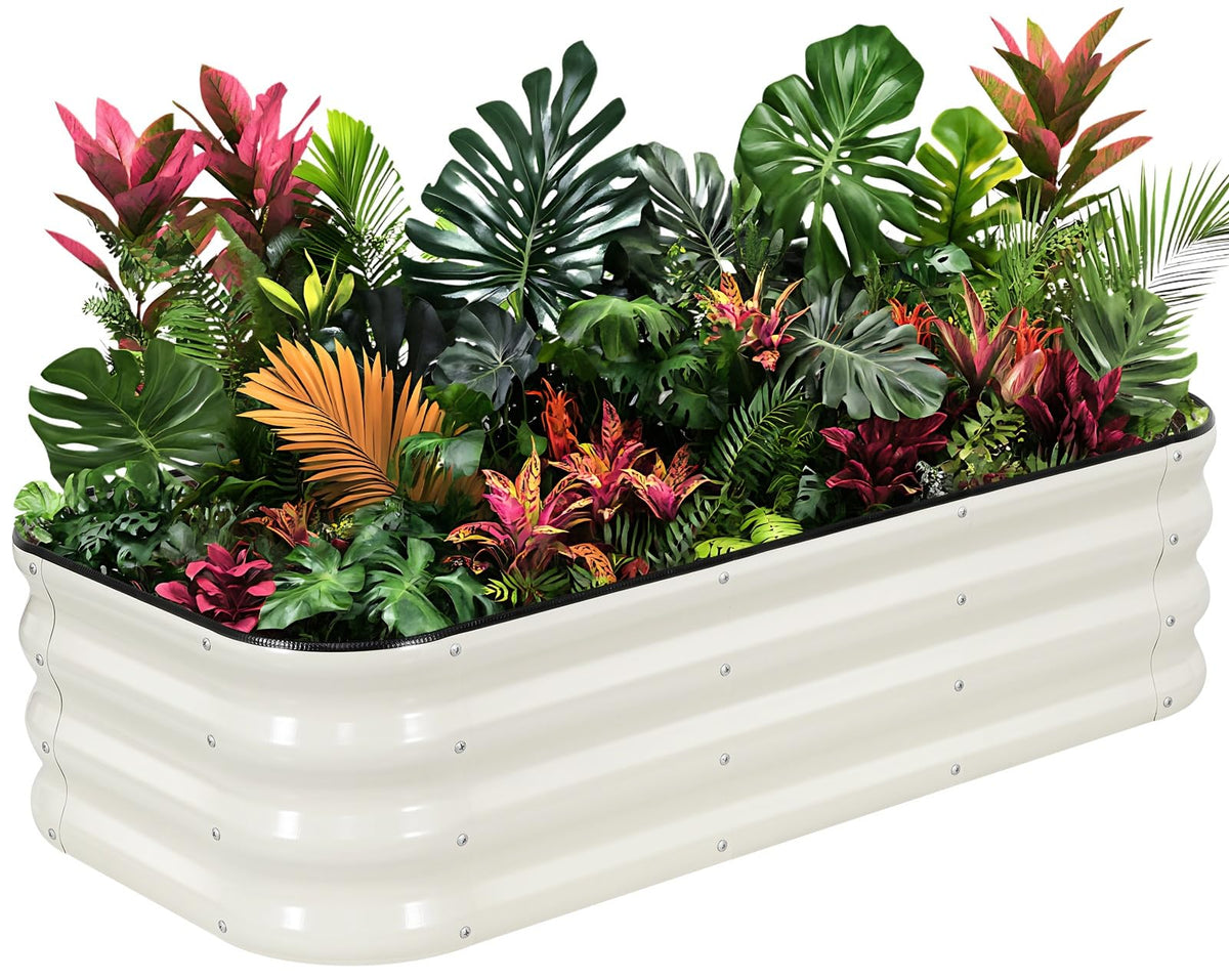 1MORE Raised Garden Bed,3 in 1 Modular Planter Raised Bed,4x2x1ft,Green-1Pk