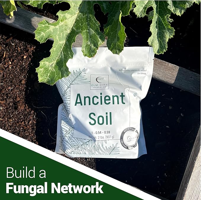 Elm Dirt Premium Ancient Soil for All Plants - Organic Plant Soil for Outdoor Plants & Indoor Plant Soil | Garden Soil for Plant Nutrients Growth & Protect your Plants Bugs - Roots Organic Soil (2lbs)