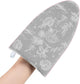 CINPIUK Garment Steamer Ironing Gloves Anti Steam Glove Heat Resistant Garment Steamer Mitt, Garment Steam Accessories for Clothes，White Flower