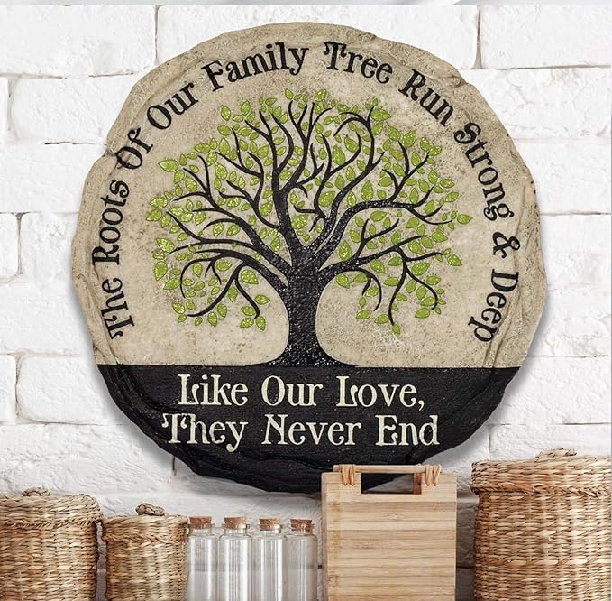 Spoontiques - Garden Décor - Bright Birds Stepping Stone - Decorative Stone for Garden