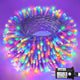 250 LED Christmas Lights Indoor Outdoor 82ft Christmas String Lights Indoor 8 Modes Clear Wire, Plug in Twinkle Fairy Lights for Bedroom Tree Christmas Decorations, Multicolor