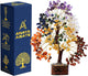ANAYA AGATE 7 Chakra Crystal Tree of Life – Handmade Healing Crystals and Crystals and Healing Stones Money Tree for Home & Office Decor – Feng Shui Spiritual for Women