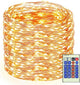 Decute 164FT 500LED Christmas Fairy String Lights Dimmable with Remote Control Copper Wire Starry Lights with UL Cerficated Decorative for Party Wedding Bedroom Christmas Tree Warm White
