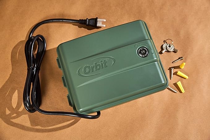 Orbit 57896 6-Station Outdoor Swing Panel Sprinkler System Timer