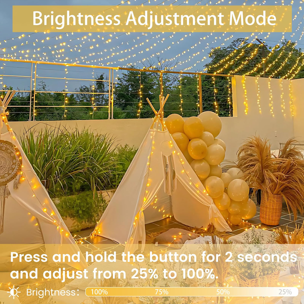 300 LED String Lights, 99FT Extra-Long Christmas Lights Outdoor Indoor